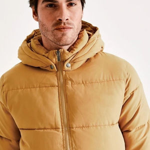 Custom High Street Style Winter Quilted <b>Waterproof</b> Puffer <b>Jacket</b> for <b>man</b> Fashionable Warm Streetwear OEM Available Wholesale - Product Image 2