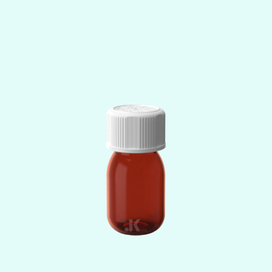 Emballage plastique Fabricant vietnamien Bouteille de sirop ronde PET 30ml avec couvercle CR Ambre OEM ODM Service Meilleur prix M0758 - Product Image 2