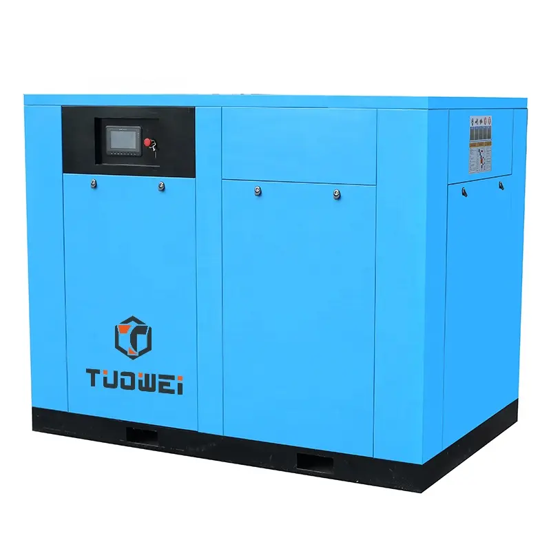 Compresor de aire de tornillo de compresión de dos etapas, herramienta rotativa de frecuencia Variable de 15 kW, 20 Hp y 8 Bar, a la venta