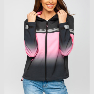 Chaqueta Cortavientos Profesional para Mujer Grace Collection, Diseño Personalizable, Impresa en Tejido de Punto, Chaqueta Impermeable - Product Image 6