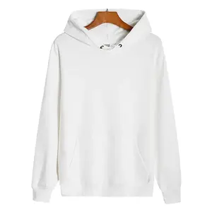 OEM Hombres Básico Liso Sudadera con capucha de alta calidad 100% Algodón Fleece Sudadera Pull Over Diseño PARA EL Invierno - Product Image 6