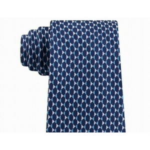 Cravatta Blu da Uomo Michael Kors, Stampa Jacquard Floreale Blu Navy, Design Paisley Classico, Casual, Taglia Regolare, Seta e Poliestere, Confezione Regalo - Product Image 2