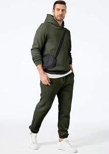 Conjunto de chándal elegante informal con logotipo personalizado para hombres y mujeres Ropa deportiva cómoda - Product Image 2