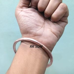 Boutons de manchette en cuivre faits à la main de haute qualité avec finition bicolore pour tenue de travail au prix de gros - Product Image 5