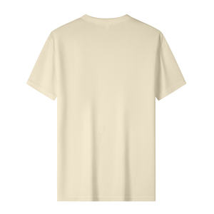 เสื้อยืดคอกลมผู้ชาย คุณภาพสูง ปรับแต่งได้ สีดำ 190 กรัม กันน้ำ สำหรับฤดูร้อน ชุดทำงาน แบบเรียบ ย้อมสี ดีไซน์ปกติ ความยาวมาตรฐาน - Product Image 4