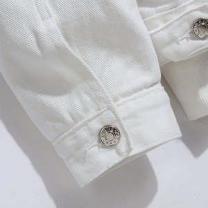 Veste en jean slim décontractée, tendance, vêtements d'extérieur élégants, grande taille, durable, de haute qualité, vestes pour hommes fabriquées en gros - Product Image 4