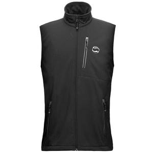 Venta al por mayor personalizado poliéster Spandex Softshell impermeable resistente al agua con forro polar hombres al aire libre chaleco sin mangas - Product Image 2