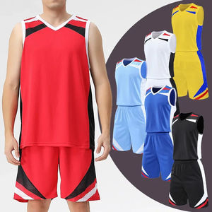 Ensemble 2 pièces pour hommes, tenue ample, coupe sèche, débardeur de sport, shorts, basket-ball, football, survêtement de course en plein air, grande taille - Product Image 2
