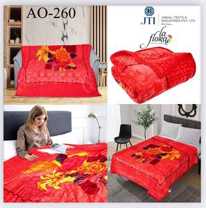 Couverture Raschel au design personnalisé en gros, couverture chaude de bureau en vison épais pour l'hiver - Product Image 3