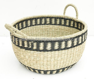 Cestas de bolga tejida a mano para algas marinas, cesta hecha a mano, fabricante de artesanía DHT, bajo pedido - Product Image 3