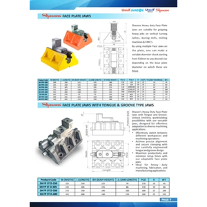Shasons Reversible Face Plate <b>Chuck</b> Heavy Duty Steel Body for Industrial <b>Lathe</b> Applications - Product Image 4