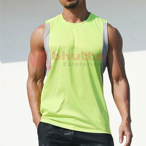 Débardeur personnalisé de la meilleure qualité pour hommes pour le fitness, la salle de sport, le style d'été avec logo personnalisé à la mode et imprimé - Product Image 4