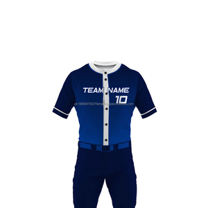 Tenues de baseball pour hommes, nouveau style, prix bas, vente chaude, vêtements de sport sur mesure, tendance, séchage rapide, manches courtes - Product Image 5