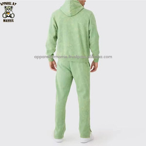 Comfortable <b>Vintage</b> Wash <b>Tracksuits</b> Lightweight Sportswear Set For Training Casual Fashion In Reasonable Price - Product Image 2