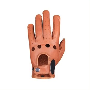 Guantes de conducción de cuero impresos con logotipo profesional del fabricante Calidad fina con la mejor tarifa para uso en automóviles y motocicletas - Product Image 3