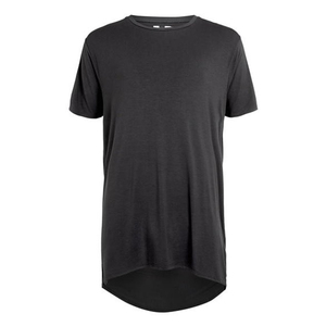 Camiseta para hombre con cuello redondo y logotipo personalizado, nuevo estilo, jersey liso personalizado, patrón sólido, hombros caídos, venta al por mayor, diseño en blanco - Product Image 3