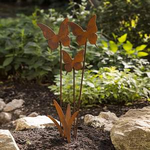 เสาโลหะสำหรับตกแต่งสวน ใช้สำหรับพยุงต้นไม้กลางแจ้ง ทนทาน ป้องกันสนิม ทนต่อสภาพอากาศ คุณภาพแข็งแรง - Product Image 2