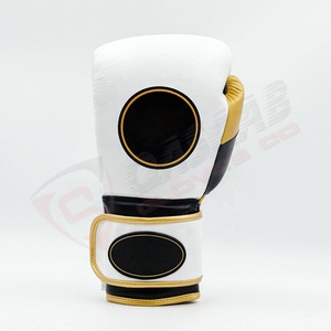 Gants de boxe avec logo personnalisé Gants de boxe en cuir artificiel brillant couleur-Gants respirants les plus vendus de fabrication professionnelle - Product Image 1