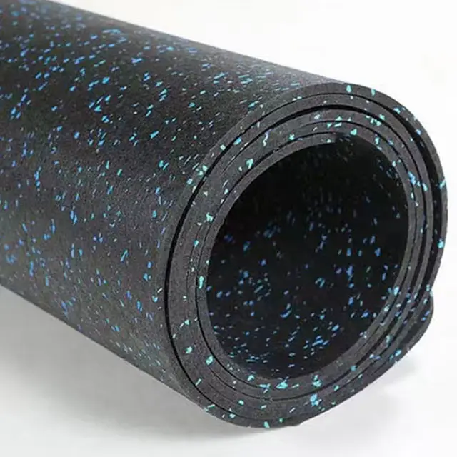 Top Quality Extremely Durable and High-density Wholesale Gym Rubber Rolls | Fitmat Performer Roll Mats 6mm for Gym Flooring