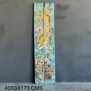 Panel Decorativo Pintado a Mano con Diseño de Tigre, Estilo Clásico, Decoración para el Hogar, Pintura Animal Impresa - Product Image 6