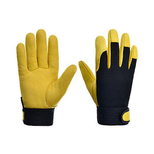 Gants de sport en cuir de chèvre mouton robustes personnalisés pour les travaux industriels automobiles et les mécaniciens Gants de sécurité anti-vibration - Product Image 3