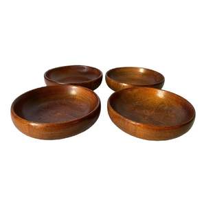 Tazón de Madera Ecológico con Diseño Artesanal Duradero para Decoración de Mesa de Cocina Rústica y Opciones Personalizables - Product Image 5