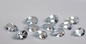 Aguamarina Natural Corte Pera 4x6mm-Aguamarina Suelta Calidad Superior - Product Image 2