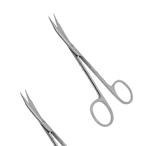 สตีเวนส์กรรไกรตัดไทเทเนียมแบบโค้ง/คม140มม. ทำจากสเตนเลสสตีลคู่มือสำหรับการผ่าตัดเครื่องมือที่ผ่านการรับรอง CE คุณภาพสูงจากปากีสถาน - Product Image 1