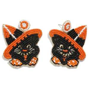 Pendientes de cuentas de diferentes formas hechos a mano de alta calidad, joyería de moda para mujer, accesorio ligero y elegante. - Product Image 1