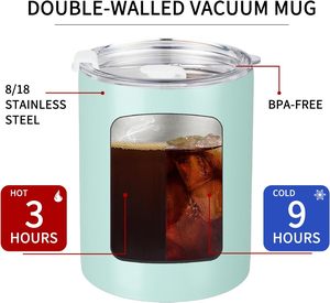 Grosir 20oz 3OZ 5oz sublimasi MINI kurus dinding ganda baja tahan karat 3oz tumbler lurus mini kaca pendek dengan tutup dan sedotan - Product Image 3