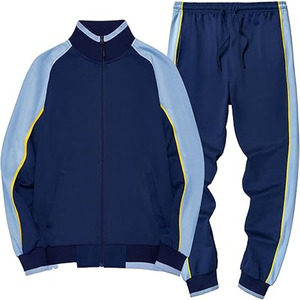 Survêtements personnalisés de haute qualité pour hommes survêtements en polaire à manches longues et blocs de couleurs pour hommes téléchargés par Dress Sports - Product Image 1