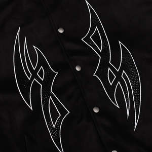 Chaquetas universitarias de logotipos personalizados MOQ bajo de Venta caliente/chaquetas universitarias Collage de hombre de invierno de Color sólido de nuevo diseño - Product Image 3