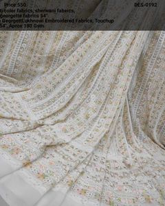 Jacquard Georgette Broderie Sherwani Tissus Tricoté Produit En Vrac pour Costume Broderie Avec Motif Brodé - Product Image 2