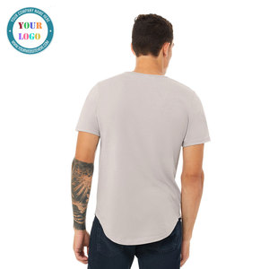 Camiseta de Bambú Transpirable de Diseño Personalizado para Hombre, Camiseta de Manga Corta de Verano para Hombre - Product Image 3