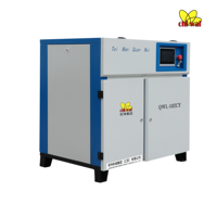 Compresseur d'air rotatif à vis robuste à aimant permanent à fréquence variable pour utilisation industrielle en service continu