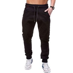 Personalizado para hombres Estilo de lujo Cordón Hombre Pantalones 2025 Nuevo diseño Hombres Cargo Pantalones Pantalón de algodón - Product Image 5