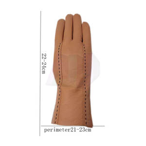 Gants d'hiver en cuir véritable de style classique, respirants, chauds, doublés, confortables, durables pour une utilisation en plein air, décontractée et professionnelle - Product Image 6