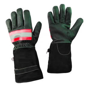 Gants de travail en cuir pour pompiers, anti-coupure, résistants à la chaleur - Product Image 3