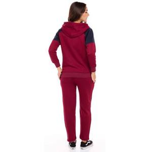 Ventes en gros de survêtements à capuche pour femmes de haute qualité, nouveau design, manches longues, streetwear, écologiques, OEM, ensembles en polaire unis pour l'hiver - Product Image 6