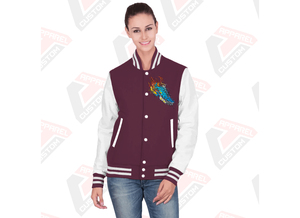 Hot Selling <b>Men's</b> Casual Street Wear <b>Canvas</b> Varsity <b>Jacket</b> with Stand Collar New Fashion Customized Printing Breathable for <b>Men</b> - Product Image 3