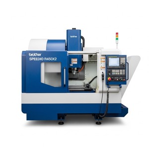 เครื่องจักรกลซีเอ็นซีแนวตั้ง Brother SPEEDIO R450X2 ระบบแท่นคู่ความเร็วสูงแบบเดี่ยว BT30 ดีไซน์กะทัดรัด แม่นยำ ขนาดเล็ก - Product Image 3