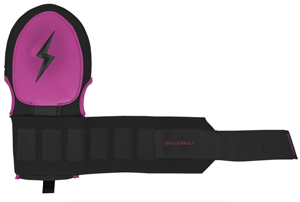 Mitaine coulissante en cuir rose vif personnalisée pour le baseball et le softball, protection de la main avec sangle réglable - Product Image 2