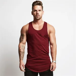 2023 Gym Workout Sleeveless Shirt Tank Top Men Bodybuilding Clothing Fitness Mens Sportwear <b>Vests</b> Muscle Men Tank Tops - Product Image 2