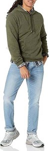 Otoño e invierno, nuevo suéter con capucha de manga larga de Color sólido de lana, Sudadera con capucha de hombro caído de estilo americano para hombres - Product Image 4