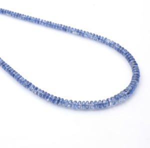 Premium Faceted Rondelle Cut Gemstone Necklace Handmade Jewelry Strand Ideal for Designers Boutiques and Jewelry - Product Image 2