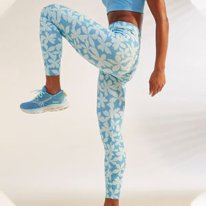 Pantalon de yoga et fitness à taille haute avec sublimation personnalisée Vêtements de sport pour femmes Conception imprimée OEM Vente en gros de collants de sport - Product Image 5