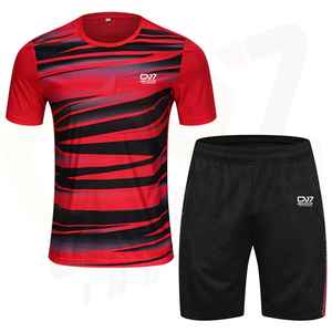 Conjuntos de Uniformes de Fútbol Personalizados Unisex de la Mejor Calidad 100%, de Secado Rápido, Transpirables, Elásticos, con Cuello Redondo, para Todas las Temporadas - Product Image 1