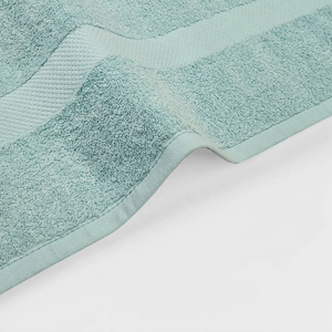 Toalla de Baño Turca Tropical de Color Aqua de 500 GSM al por Mayor, Logotipo Bordado Personalizado, Duradera, 100*150, Algodón Desechable para el Hogar - Product Image 3