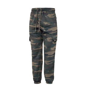 Joggers de camuflaje OEM para hombre, pantalones de lana elegantes y duraderos con cintura elástica, opciones de tela personalizadas ligeras y transpirables - Product Image 4