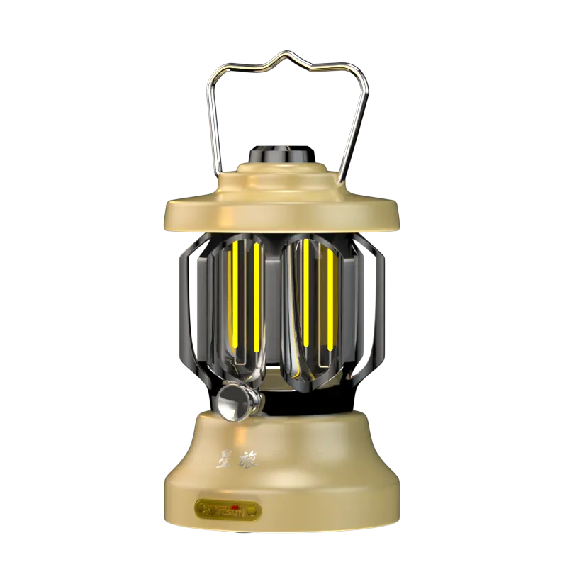 Warsun Cp19 Schuurlantaarn Ingebouwde Batterij Aluminium Retro Lantaarn Stijl Hangend Type Buiten Kampeerlamp